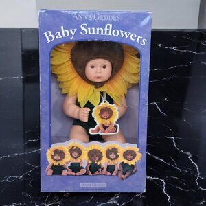 Anne Geddes Baby Sunflowers Doll in original box